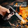 Tools Outdoor Fan Air Blower Handheld Barbecue Fire Bellows Grill Accessories Aluminum Alloy Kitchen Tool for Picnic Camping Cooking
