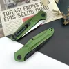 BM 9400 Automatisk vikkniv 3.4 "S30V Sharp Plain Blade Green Aluminium Handtag utomhus camping EDC Multi-Tool High Hardness