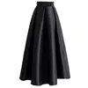 Kjolar plus size Faldas Mujer Moda Abaya Dubai turkiska länge veckade maxi hög midje kjol kvinnor jupe longue femme 210311 droppleverans dhnkt
