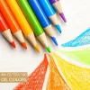 Pencils Watercolor Pencils Kids Color Set Supplies Professional Art Drawing Oil For 72/48/36/24/12 Colour Colored Wood Pencil