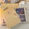 Albums A5 KPOP Binder Photocard Holder Idol Picture Album Livre avec 20 pages intérieures Carte photo en tissu 3/4 pouces album étudiant papeterie