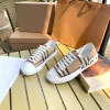 Luxury Vintage Tennis Femmes Flat Classic Sneaker Summer Tartan Chaussures décontractées Black Designer Shoe Low Run Walk Randonnée Fashion Espadrille Outdoor Man Trainer Mandinon Cadeau