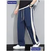 Mens Pants Wassup Issue Wide Leg Spring And Autumn Loose Fashion Casual Sanitary For Sports Drop Delivery Apparel Clothing Ot4Tf