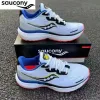 Équipements Nouveau Original Saucony Triumph 19 Victory Runner Speed ​​Cross Chaussures de course décontractées Hommes Femmes Amorti Jogging Course Route Baskets