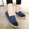 Boots Canvas Shoes Women Slip on Espadrilles Woman Comfortable Round Toe Loafers Flats Ladies Casual Flat Shoes