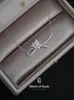 Kedjor Original Design S925 Sterling Silver Natural Freshwater Pearl Ribbon Butterfly French Pendant Necklace