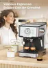 Caféarers Gevi Espresso Machine à haute pression Machine à expresso compacte avec stick à vapeur en mousse de lait