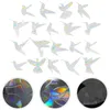 Sfondi HummingBird Adesivi per finestre decorative Adesivi Cling Home Alert Decals Decals Static per Windows Anti Collision