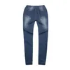 Damesjeanswind 24 Zomer Casual Drawtring Losse hoge taille Wide been broek Slim Cool Soft