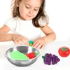 Küchen spielen Lebensmittel Mini -Spielzeug für Kinder spielen Haus Edelstahl Kochgeschirr Kinder Küche Spielthings 2445