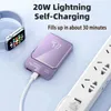 Banki zasilania telefonu komórkowego 30000 mAh 15W bezprzewodowy PowerBank Super ładowanie magnetyczne QI 22,5W Magsafe Charger Bank dla iPhone'a 15 14 Samsung 2443