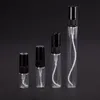 Spot 2/3/5/10ml perfume spray bottle sub-bottling mini portable pull tube perfume sample sub-bottling glass