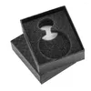 Taschenuhren Klassische Pentagramm Hohl Handaufzug Mechanische Uhr Einzigartige arabische Ziffern Zifferblatt Antike schwarze Uhr Männer mit Box
