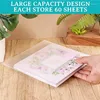 Depolama Çantaları 36pcs Scrapbook Kağıt Organizatörü 60 PCS SADECY DISEX SADLARI 32X33CM'lik