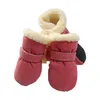 Hondenkleding winter huisdier (hond/kat) sneeuwlaarzen dragen niet -slipzolen dik h super koud schattige dames slippers harde bodem