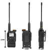 Radio Ruyage Uv3d Air Band Walkie Talkie Ham Amateur Ham Stazione radio UHF VHF 200ch Full Band HT con NOAA Channel AM Satcom