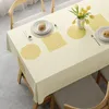 Table Cloth Waterproof Anti Scald Oil And Self-cleaning PVC Light Luxury High-end Tablecloth DGJ2142