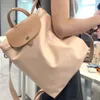 2024 New Nylon Canvas Shoulder Bag Female Korean Leisure Handbag Student Class Large-capacity Contrasting Colors Backpack 1as