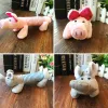 Cute Pet Dog Cat Plush Animals Shape Squeak Sound Toys Funny Durable Chew Molar Bite Toy Suitable For All Pet Molar Training Toy