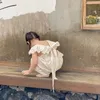 Fashion bébé fille princesse coton en dentelle à saute