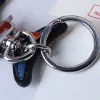 Luxury Designer Keychain Womens Fashion Shark Lanyards Classic Silver Car Keychains Letters Turtle Keyrings With Box 2024 NEW -7