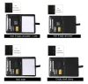 Brosses A4 Folder en cuir