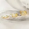 Anelli di banda personalizzazione personalizzata a doppio nome anello in acciaio inossidabile oro inossidabile coppia regolabile promessa ad anello femminile regalo di gioielli romantici
