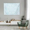 Tapestries Pastel Blue And White Mandala Tapestry Room Decoration Bedrooms Decor Home Accessories Things To Decorate The
