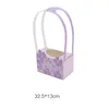 Reportaje de regalos Spring Floral Portable Box Box Pack 6 (32.5x13 cm)