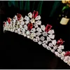 Hair Clips Elegant Crown Women Accessory Bridal Headbands Engagement Headpiece Dress Zircon Tiaras High Quality Crowns FO73