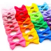 Dog Apparel 20PCS Colorful Bow Hairpin Fashion Pure Hair Clips For Small Dogs Cute Puppy Cat Headwear Grooming Accessories