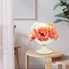 Vases Flowerpot Home Vase Wedding Tabletop Ornament Decorate White Plant Adornment Vintage Floral Arrangement Container Iron For