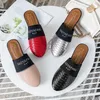 Casual schoenen BaoYaFang 2024 aankomst vrouw zilver/zwart zomermode voor dames platte schoen