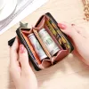 2023 Women Wallet Ladies Mini Small Short Short Nappe Whartet Cute Zipper PU Moneta in pelle Pulsa femminile Portafoglio a mano Porta Cartera