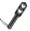 Sex Accessoires Voor Koppels Zwarte Klinknagels Hart Slave Flogger Paddle Slet Butt Spanking Bondage Bdsm Zweep Fetish Juegos Eroticos S18367886