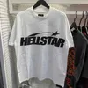 Hellstar Hell Star Tee Shirt printed pure cotton mens and womens loose fitting short sleeved T-shirt