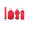 Party Favor Candy Color Neopreen Lipstick Holder Keychain Hanger Outdoor Travel Portable Chapstick ER Key Chain Sleeve Drop Delivery DHQXQ