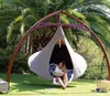 Mobili da campo Bambini a forma di albero teepee sedia azionaria sospesa per bambini adulti per interni Tenda per amaca esterna Patio in campeggio 100CM6896781