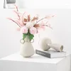 Vasen kreative Binaurale BILAURED Keramik Vase Ornamente Wohnzimmer Weinschrank Blume Arrangement Kunst Hochzeitstisch Dekoration