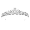 Bridal Headwearwarwar-cor prateada coroa de casamento feminina Tiaras