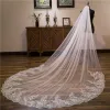 Vrai image Bling Bling Cathedral Train Veaux nuptiaux Luxury Lace Lace Lace Sequins Per perle Veaux de mariage High Quailty Accessoires