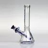 New phoenix glass Diamonds beaker bottom bong 10" hookahs heady water pipes with ice catcher bong glass smoking pipe free shipping