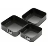 3st/set fyrkantig kakor tin mögel non stick bakbakning brickor pan stång bröd loaf pate toast cake diy mögel bakning verktyg 240325