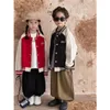 Jacken 2024 Frühling Herbst Koreaner Kindermantel für Jungen für Jungen Mädchen komfortable Fashion Casual Jacket Classic Retro Top Drop DHK9L DHK9L