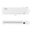 Laminator bisofice F9021 Desktop Laminator Machine A4 Grootte Hot Lamination 2 Rollersysteem 230 mm Breedte Snelle warming -up voor Home Bureau School