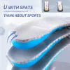 Boots Sport Spring Silicone Gel palmilhas para homens homens ortopóticos Pad para sapatos Almofada desodorante almofada de corrida para pés