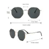 4pcs Cat Eye Geometric Frame Metal Classic Fashion Black Tea Beige Y2K Sunglasses for Women Outdoor Travel UV Protection Accessories