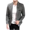 Męskie garnitury Blazers Light Luxury High-end Single Western Coat 2024 Spring and Autumn Casual Suit British Mały trend dostaw