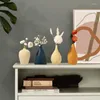 Vasen nordische Keramik getrocknete Blumenarrangement Ins Frosted Vase Room Decor Home Decoration Lebende Bücherregal Nachttisch