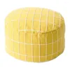 Stol täcker ottoman pouffe täcker kuber golv kudde säte för barnrum sovrum gul